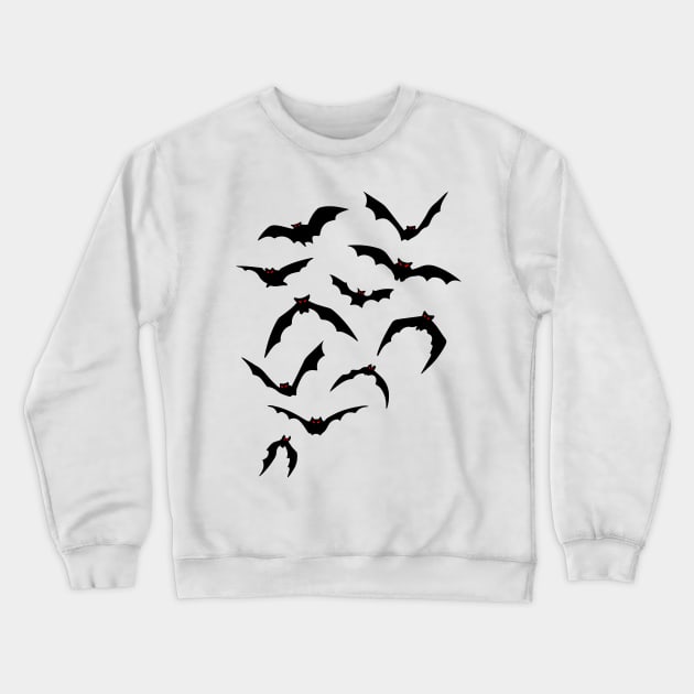 Cauldron of bats flying Crewneck Sweatshirt by Kahytal